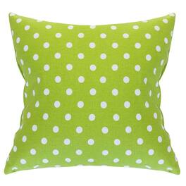 Majestic Home - Pillow 20x20 Polka Dot (Small) Lime - Green