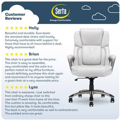 Serta Works Serta Office Chairs Reviews Serta Garret Bonded