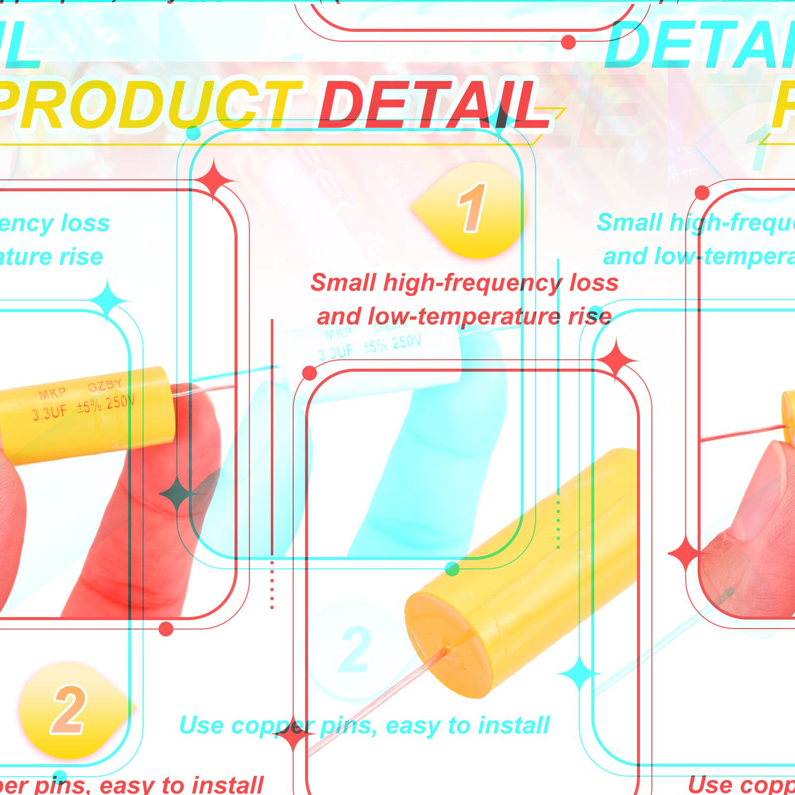 PRODUCT DETAIL

1. Small high-frequency loss and low-temperature rise
2. Use copper pins, easy to install