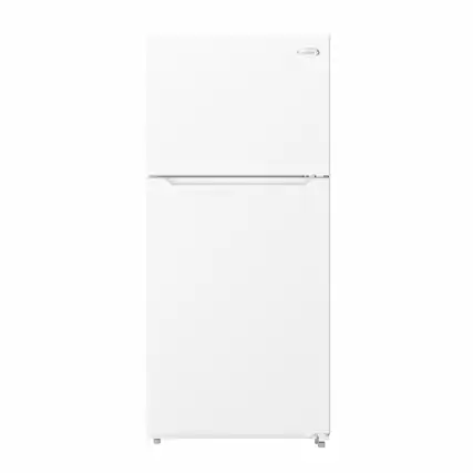 Front. Koolmore - 30 In. 20 Cu. Ft. Top-Freezer Household Refrigerator in White, Energy Star Certified - White.