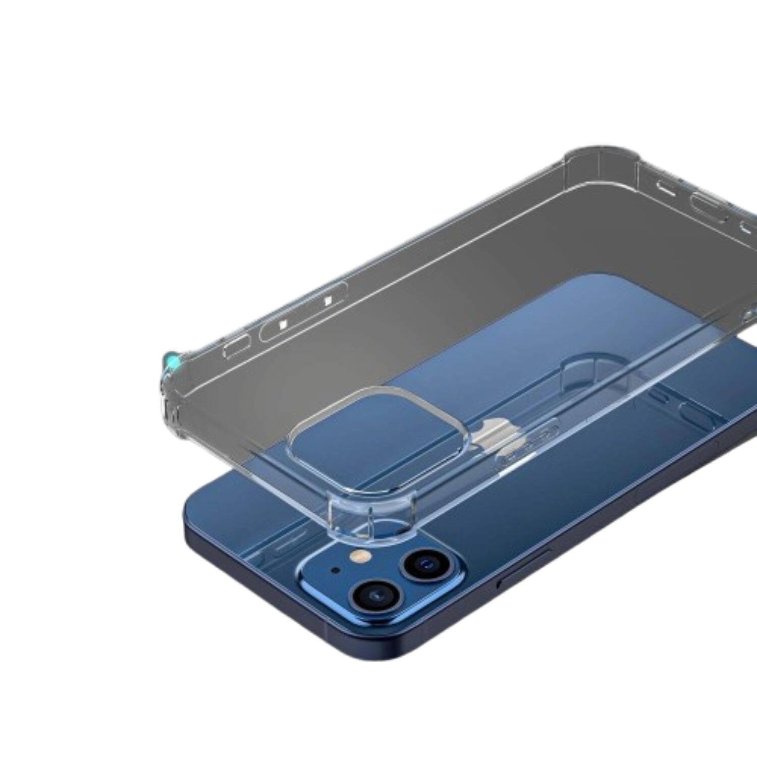 Front. Home Collection - Transparent Shockproof Protective Case for iPhone 17 Pro - Clear.