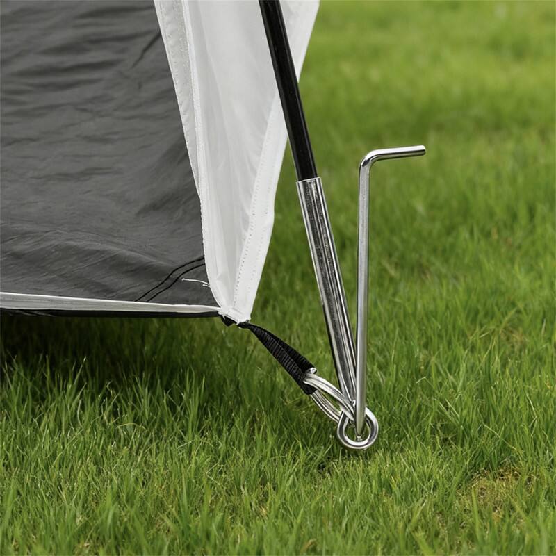 Alt View 4. HTUTWOO - Portable Paint Booth Tent - 115.35 x 90.55 x 74" Painting Station with Built-in Floor & Mesh Screen,Oxford Spray Shelter - White.