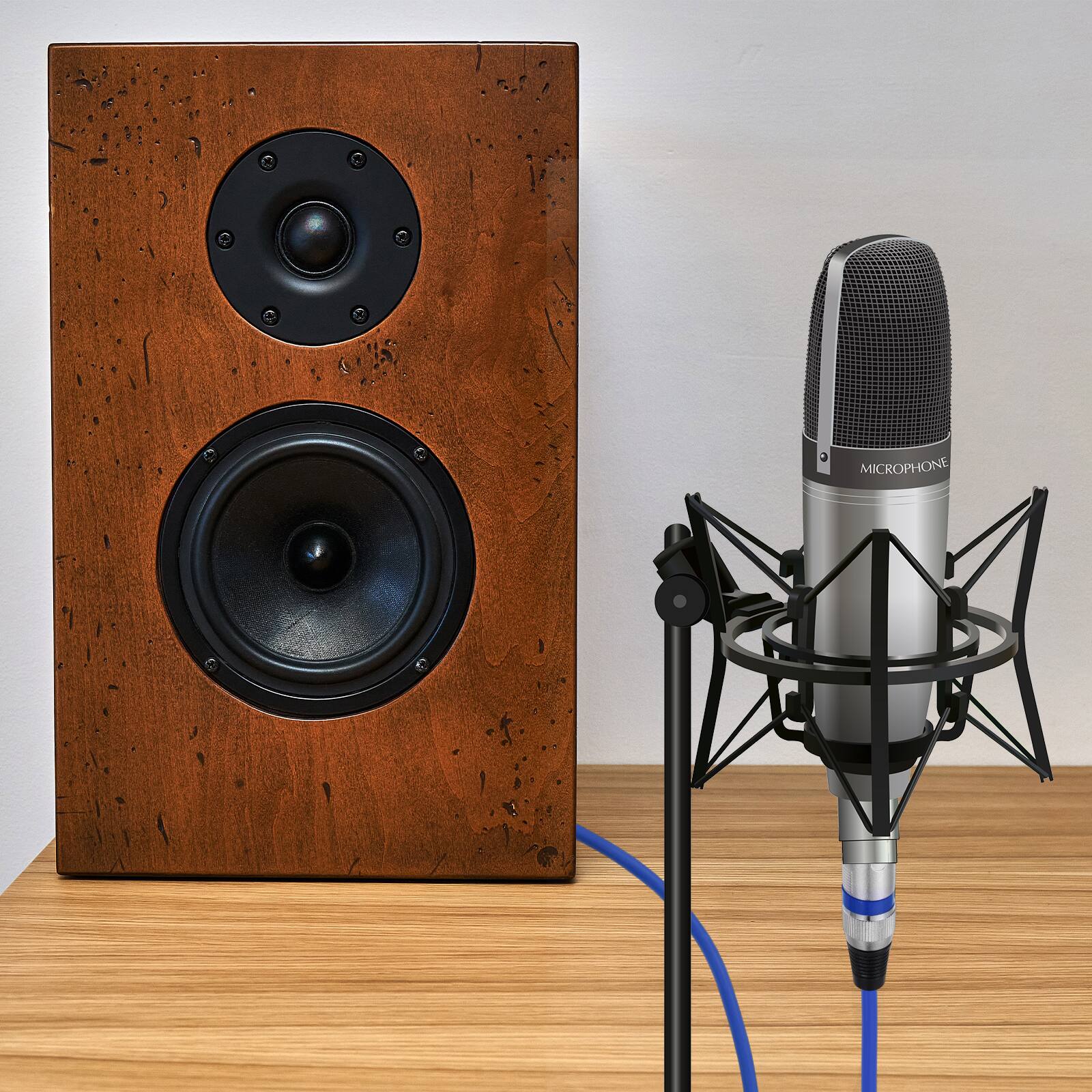 Alt View 4. Unique Bargains - 3-Pin XLR Male to Male Microphone Cable with XLR Audio Professional Adapter for Stage Studio PA Systems - Blue.