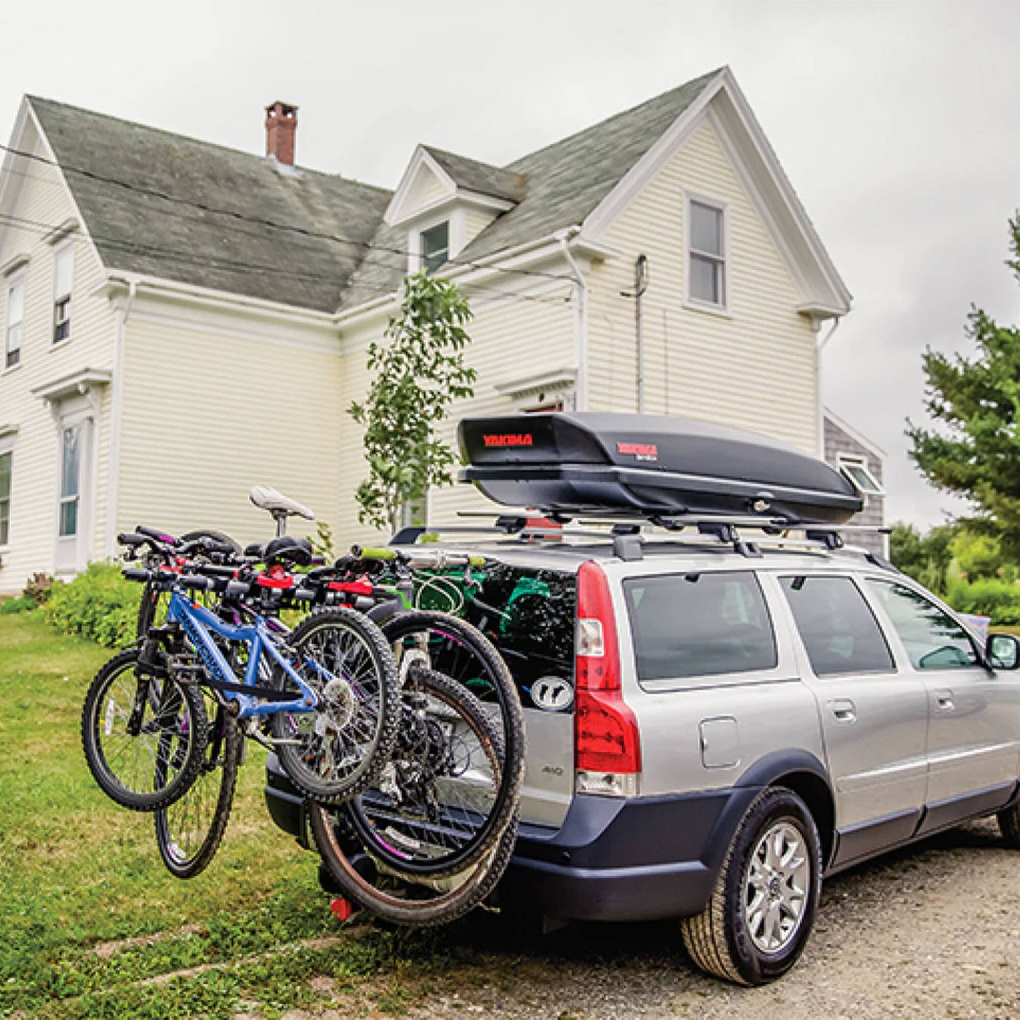 Alt View 7. Yakima - Yakima RidgeBack Tilt Away Hitch Bike Rack Holds 2 Bikes for Cars, SUVs, Trucks - Black.