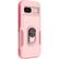 Angle. SaharaCase - Raider Series Kickstand Case for Google Pixel 8a - Desert Rose.
