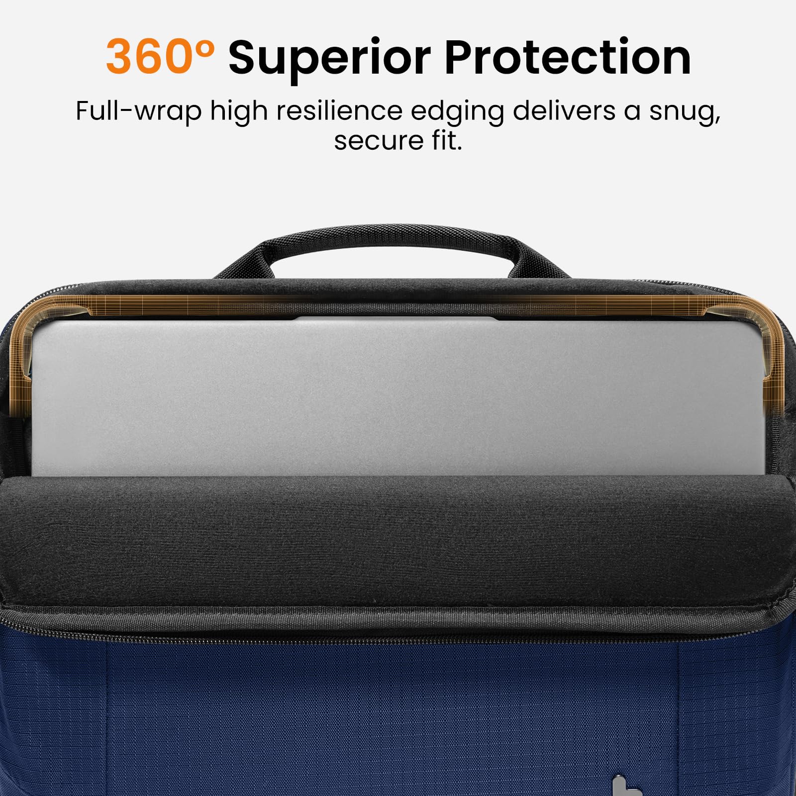 360° Superior Protection  
Full-wrap high resilience edging delivers a snug, secure fit.