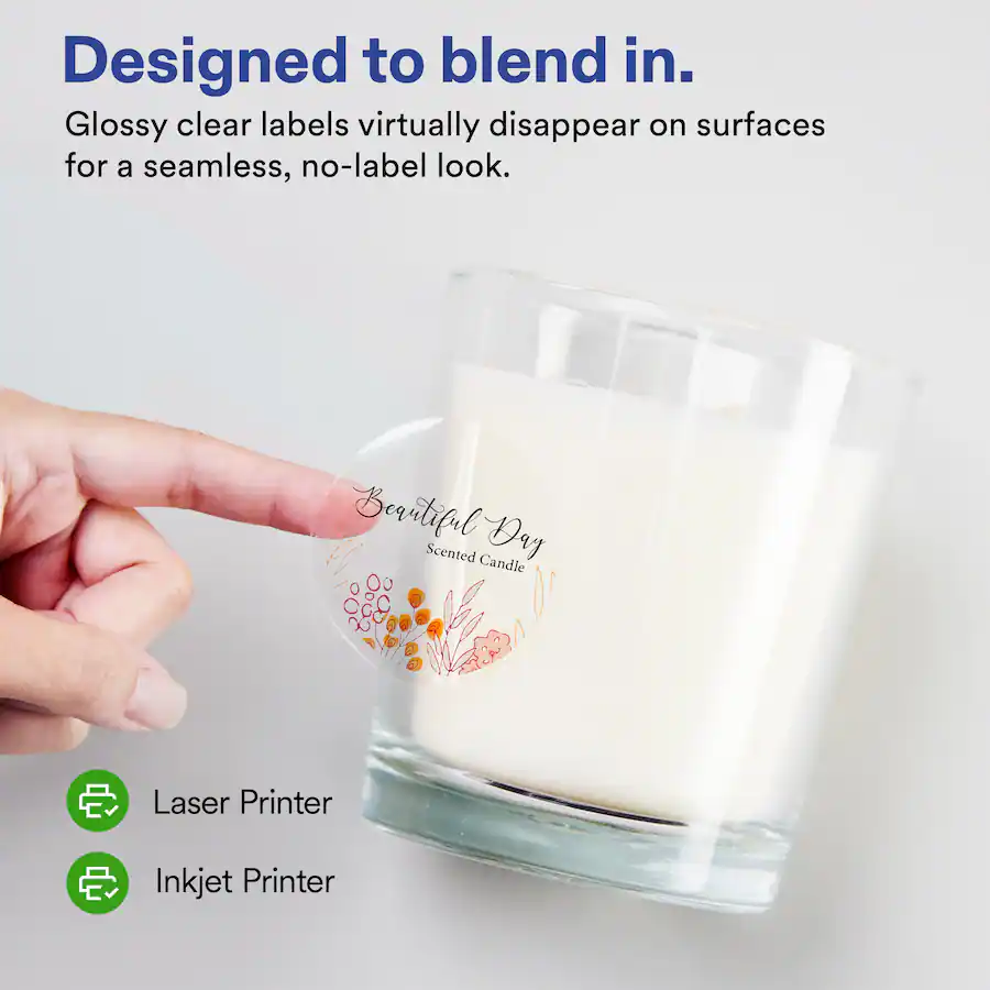 Base 32 Label Format Avery Avery® Glossy Round Labels, 2
