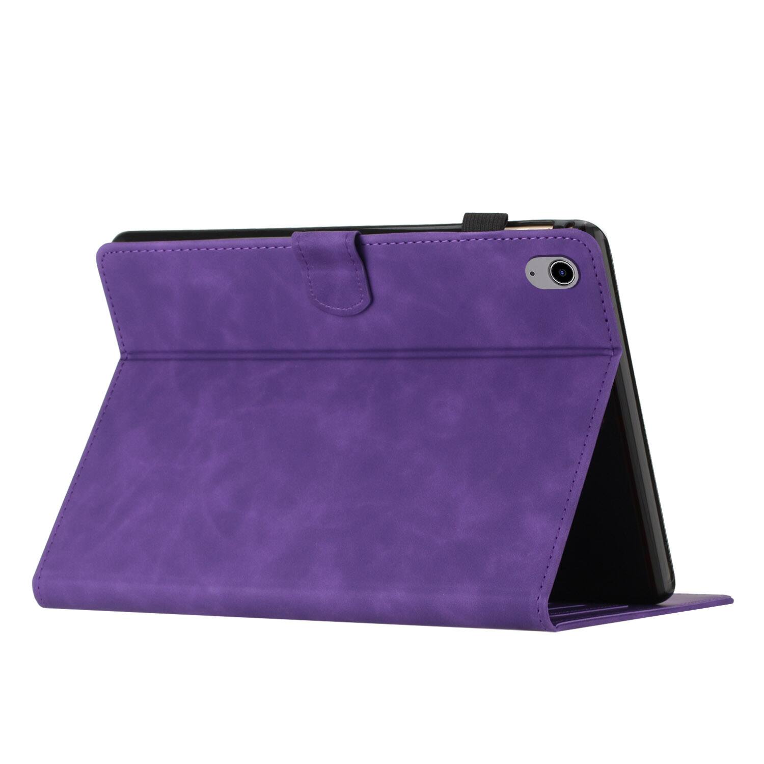 Alt View 4. Dteck - Case for Apple iPad (A16) 11" 2025 and iPad 10th Gen 10.9" 2022,Butterfly Embossed PU Leather Card Slot Stand Flip Cover - Purple.