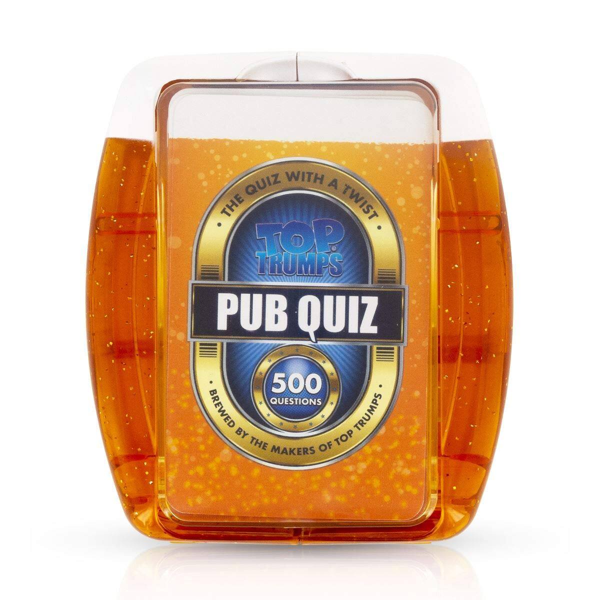 QUIZ WITH A TWIST TOP TRUMPS PUB QUIZ 500 QUESTIONS BREWED BY TOP TRUMPS THE MAKERS OF
