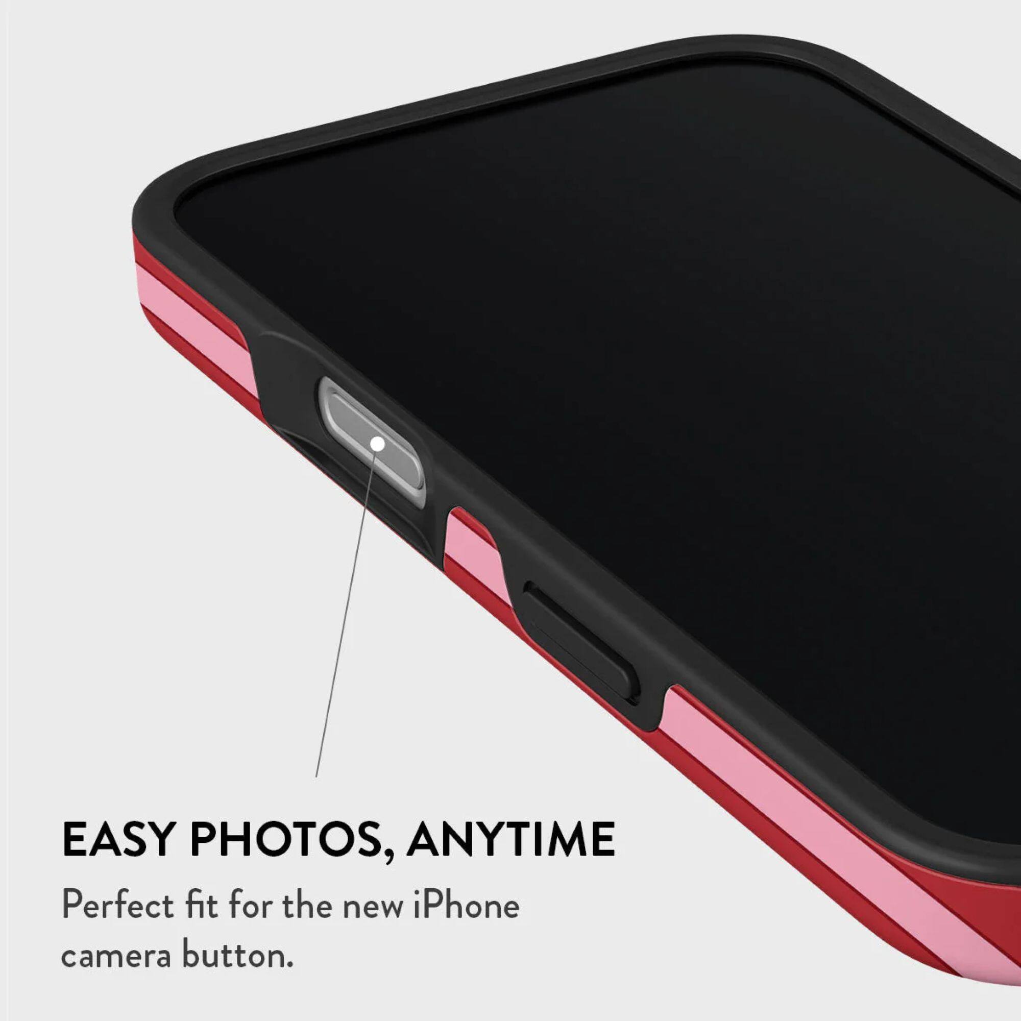 EASY PHOTOS, ANYTIME  
Perfect fit for the new iPhone camera button.