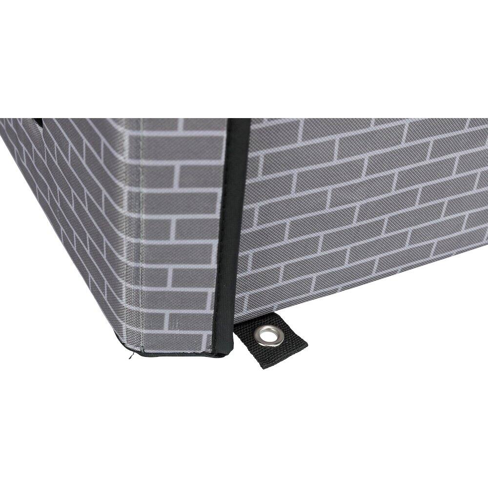 Alt View 3. TRIXIE - Insulated Outdoor Pet House, Foldable, Waterproof Material - Gray.