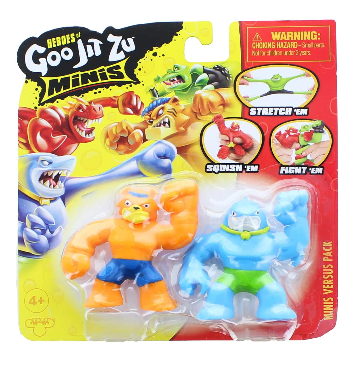 Moose Toys - Heroes of Goo Jit Zu Minis Versus Figure 2-Pack | Thrash vs Tygor - Red price history on PriceWatchPro