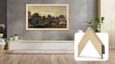Deco TV Frames - 55" Slim Bezel for Samsung The Frame TV - Museum Maple