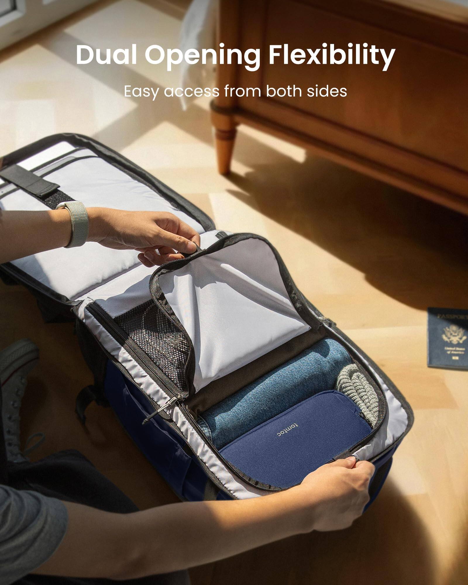 Dual Opening Flexibility  
Easy access from both sides