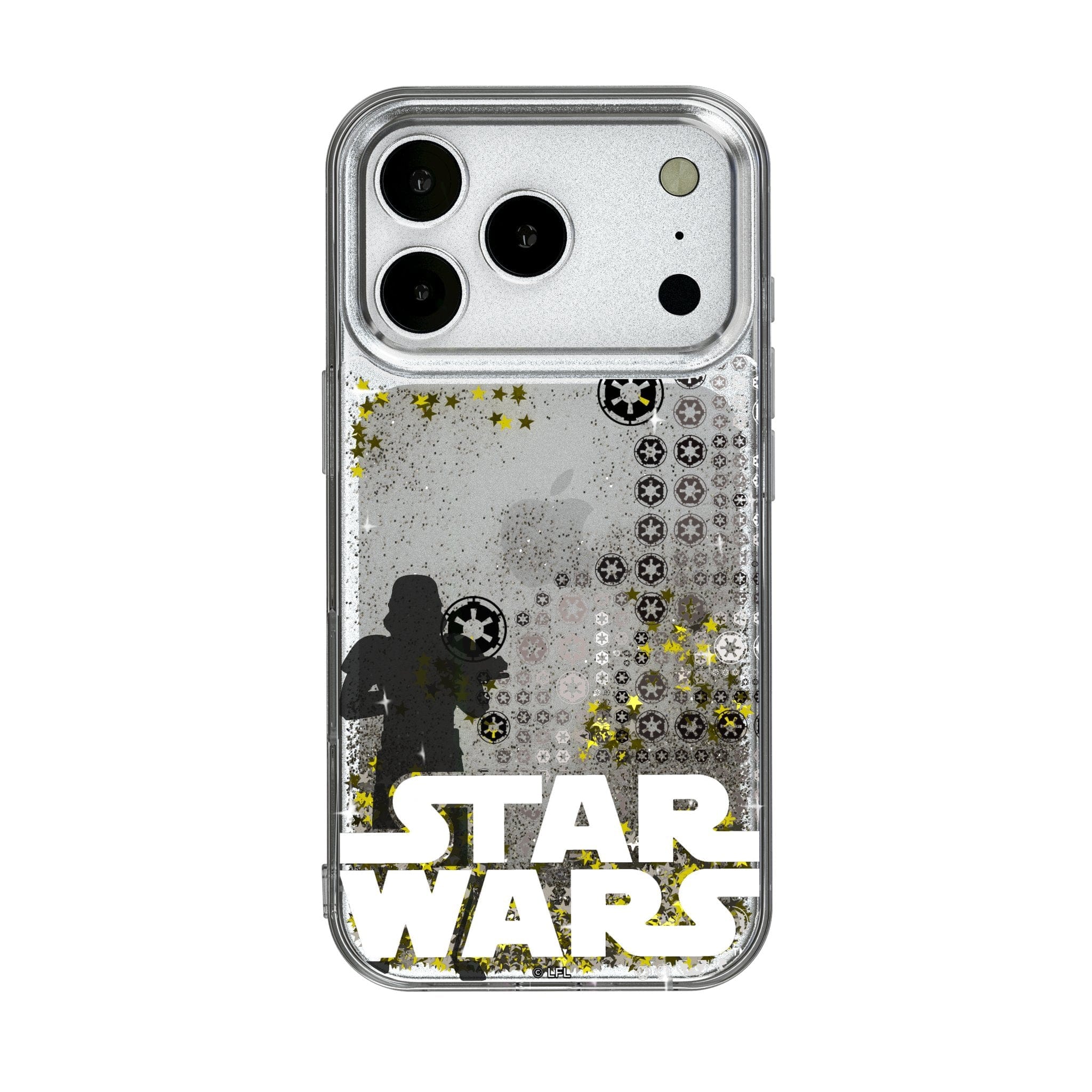 Keyscaper - Star Wars: A New Hope Quadratic Glitter Phone Case - Apple iPhone 17 Pro Max - Stormtrooper