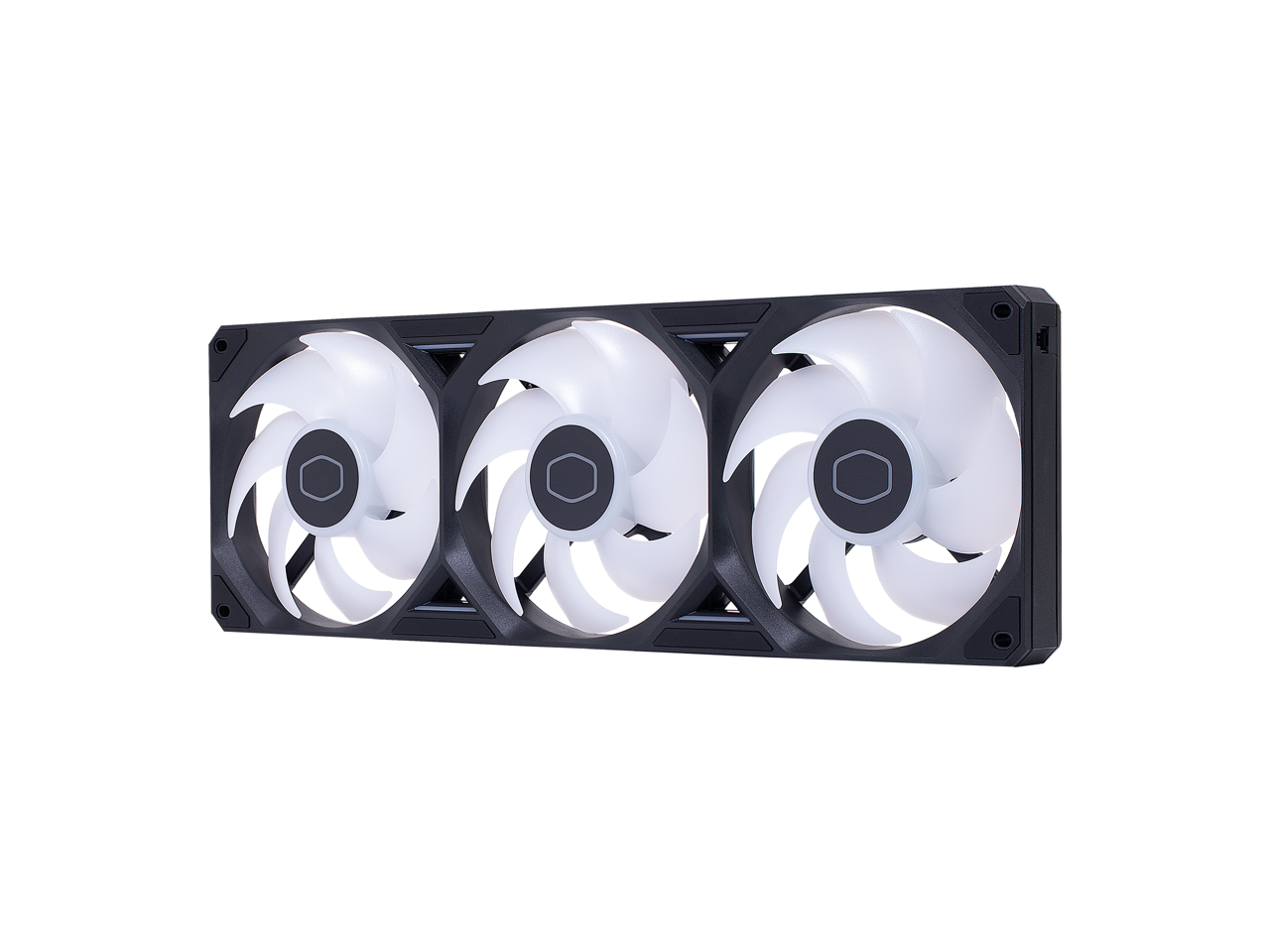 Alt View 1. Cooler Master - Cooler Master aRGB PC Case with 360mm Liquid Cooler, PWM Fan, Modular Cable, Radiant Lighting - aRGB.