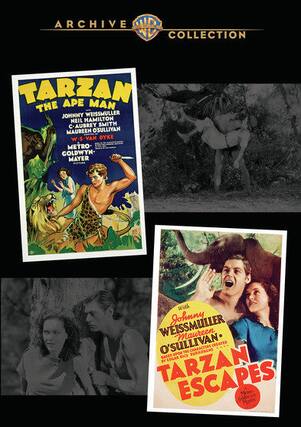 Front. Tarzan The Ape Man / Tarzan Escapes - DVD.