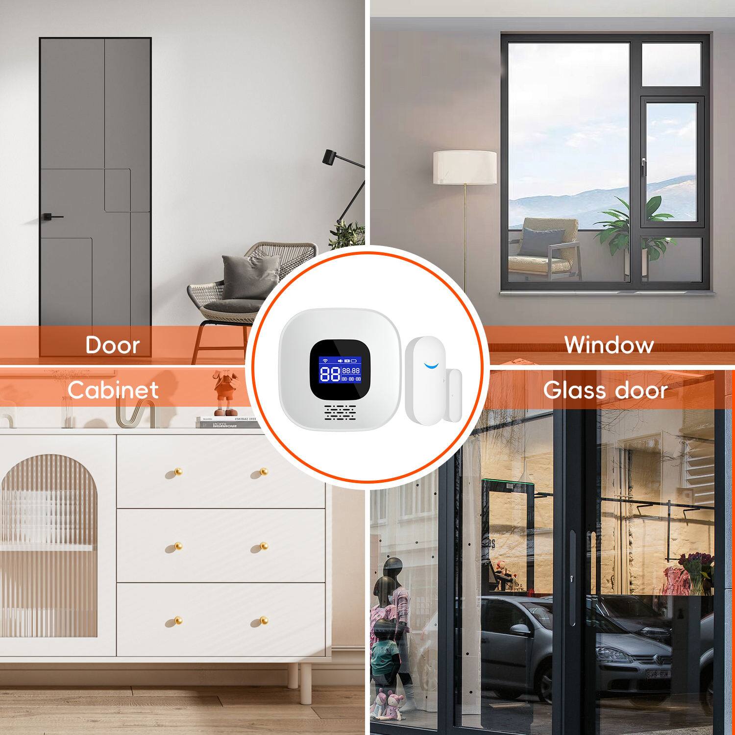 Door Cabinet  
Window Glass door