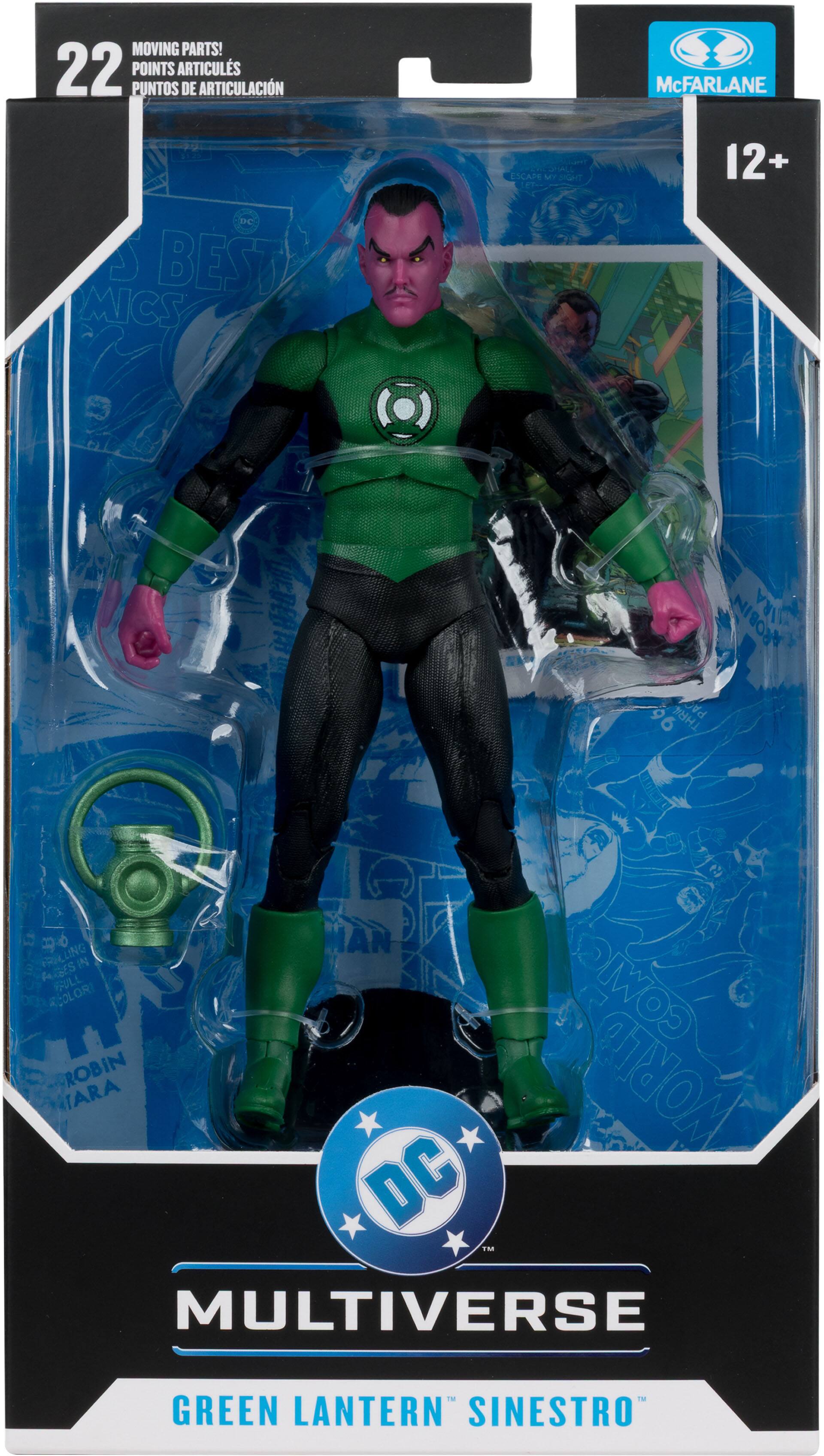 MOVING PARTS! 22 POINTS DE ARTICULACIÓN  
McFARLANE  
DC MULTIVERSE  
12+  
GREEN LANTERN SINESTRO