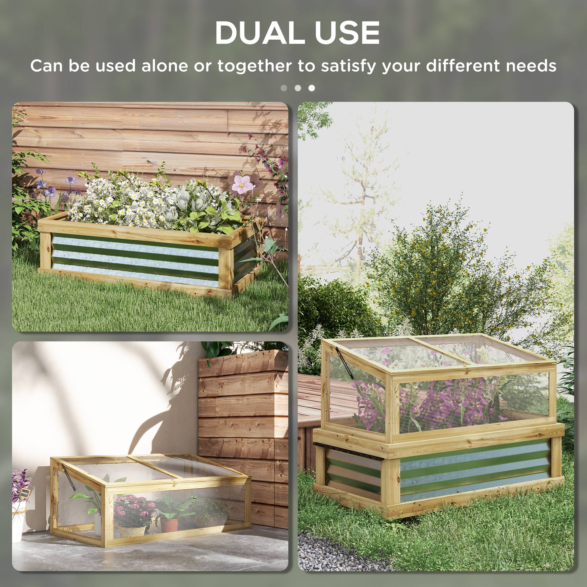 DUAL USE
Can be used alone or together to satisfy your different needs
