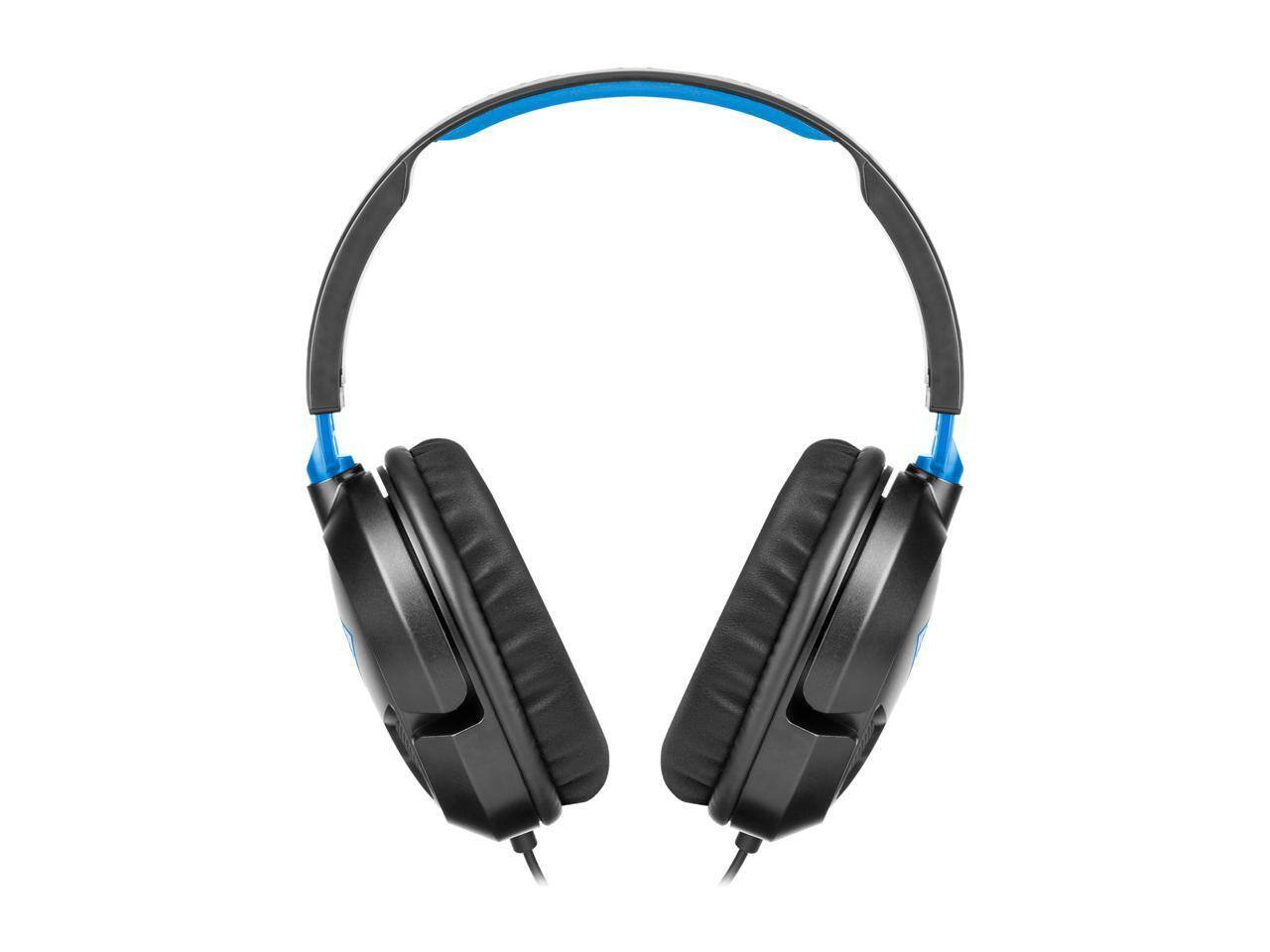 Alt View 3. Turtle Beach - recon 50p stereo gaming headset for ps5, ps4 pc - black/blue - Black.