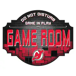 Fan Creations - New Jersey Devils 12'' Game Room Tavern Sign - Multicolor