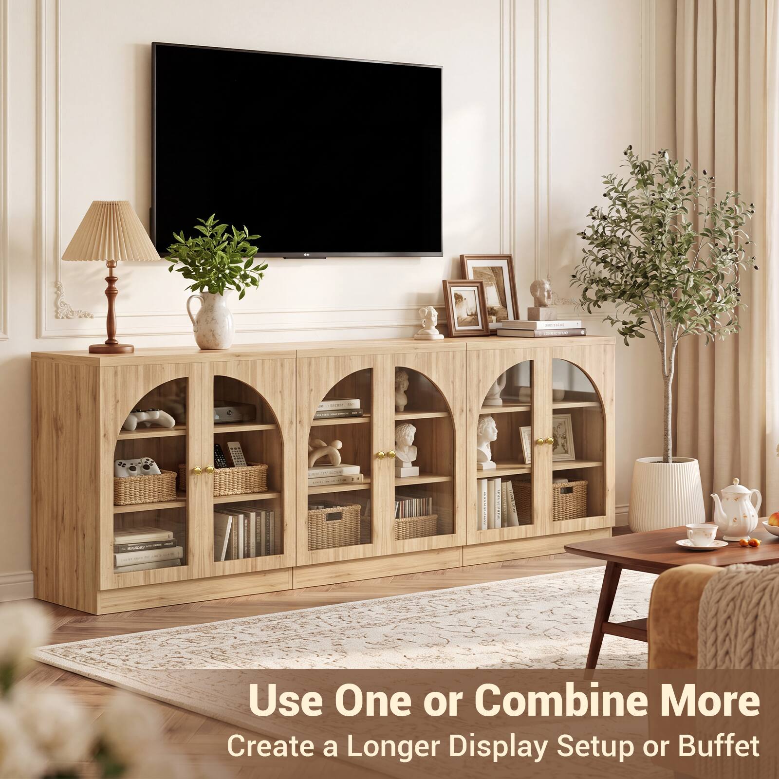 Use One or Combine More  
Create a Longer Display Setup or Buffet
