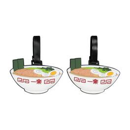 Concept One - Naruto Ichiraku Ramen Bowl 2-Piece Luggage Tag Set - Multi