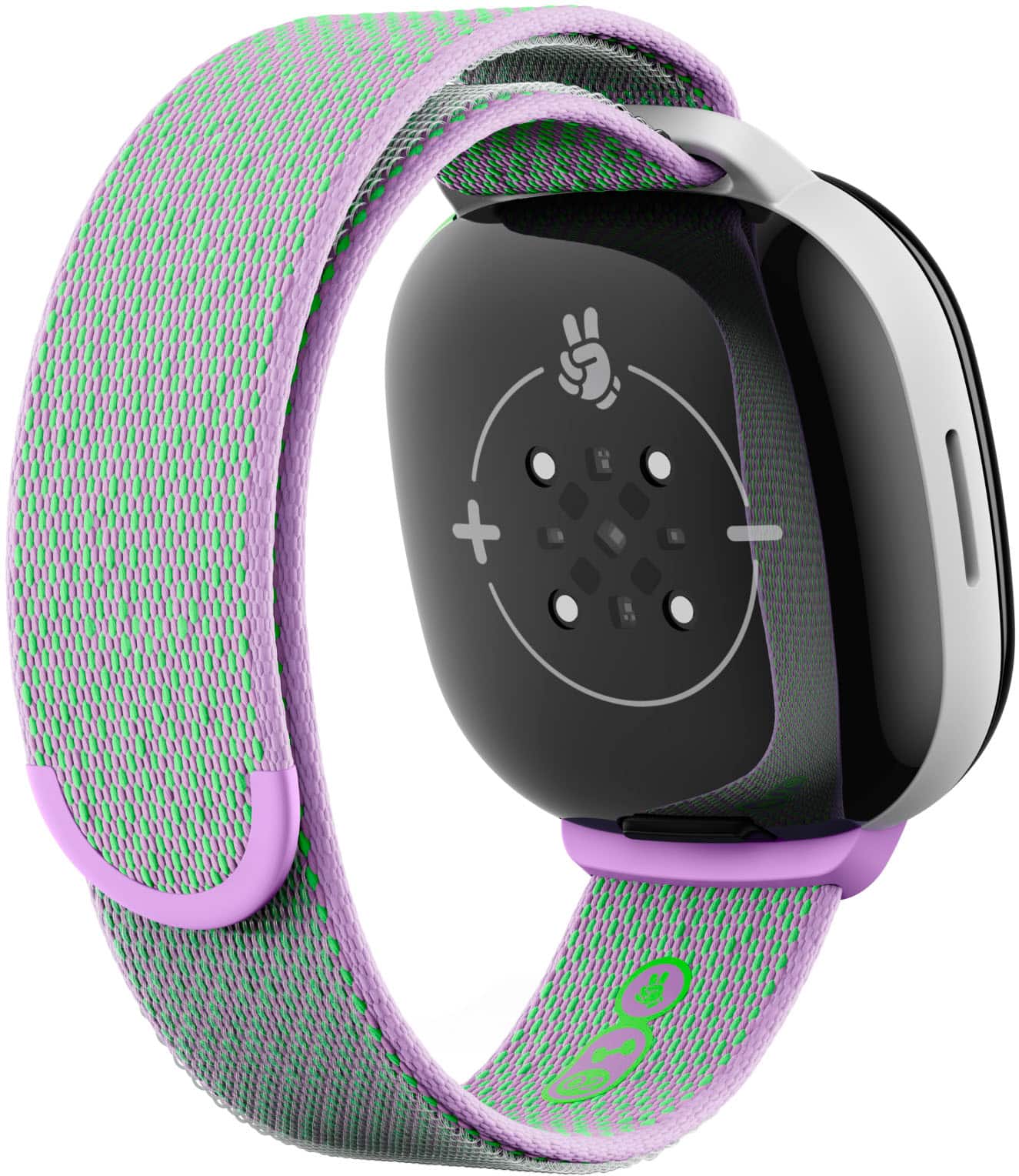 Alt View 2. Fitbit - Ace LTE - Kids Smartwatch with In-App Calling, Messaging, GPS - Spicy.
