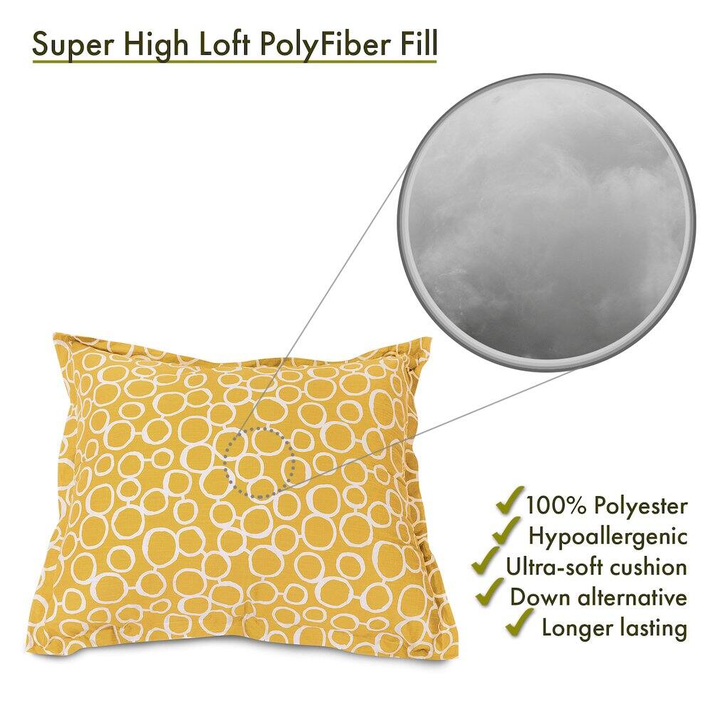 Super High Loft PolyFiber Fill

- 100% Polyester
- Hypoallergenic
- Ultra-soft cushion
- Down alternative
- Longer lasting