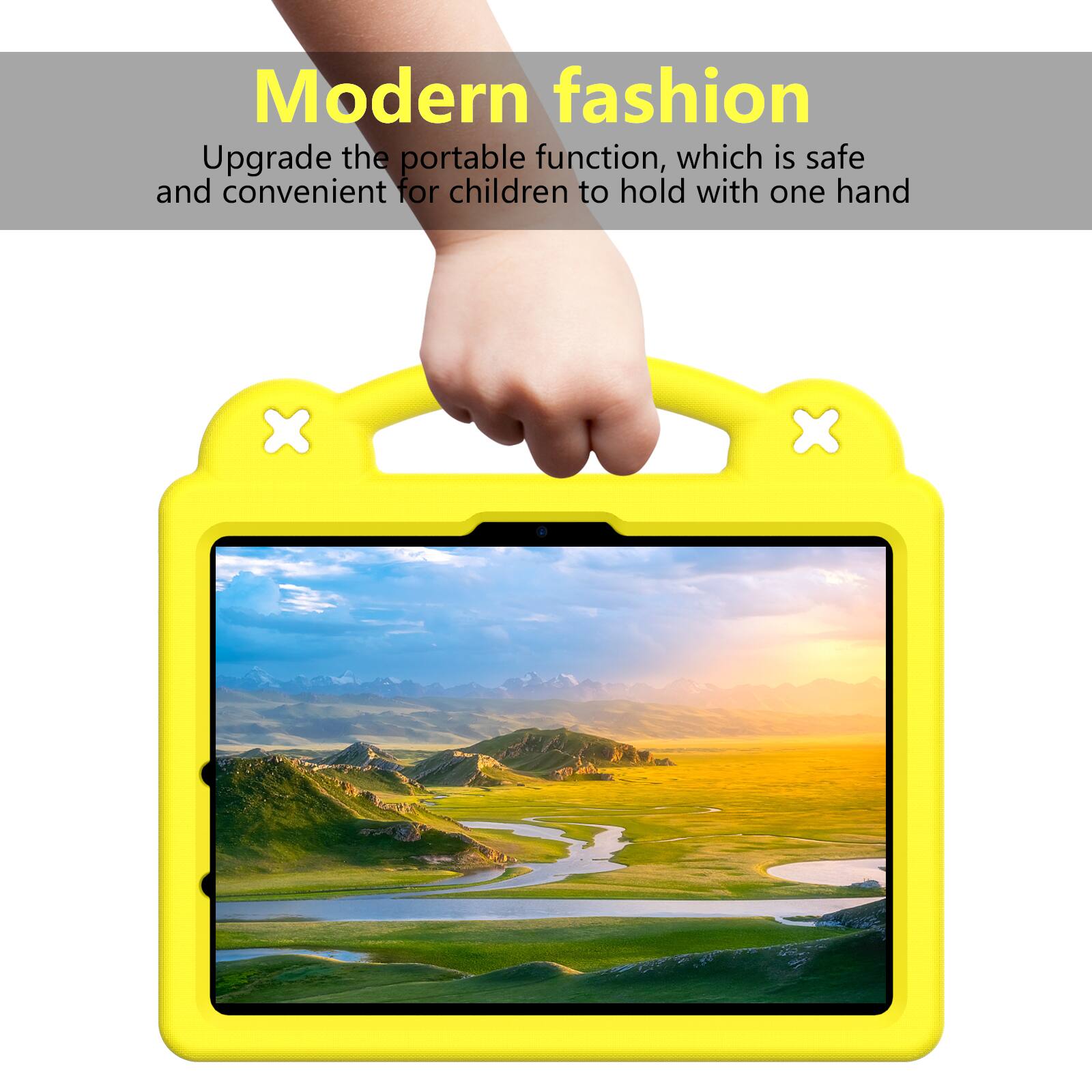 Modern fashion  
Upgrade the portable function, which is safe and convenient for children to hold with one hand