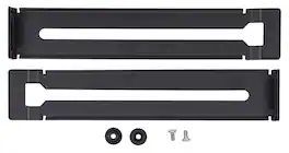 Sonance - REAR SUPPORT RACK RAILS KIT - Rack Rear Support Kit for Half-rack Amps & PowerZone 1004- 1U (Each) - Black