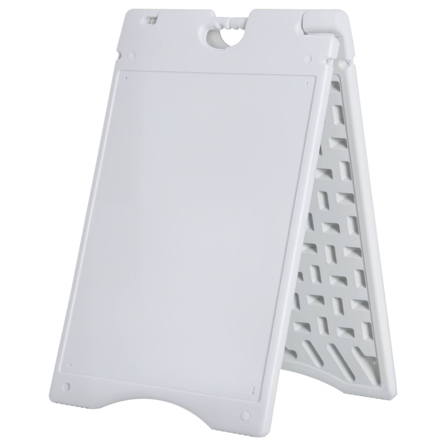 Vinsetto - 22"x28" Plastic Folding A-Frame Sidewalk Sign w/ Weighted Base