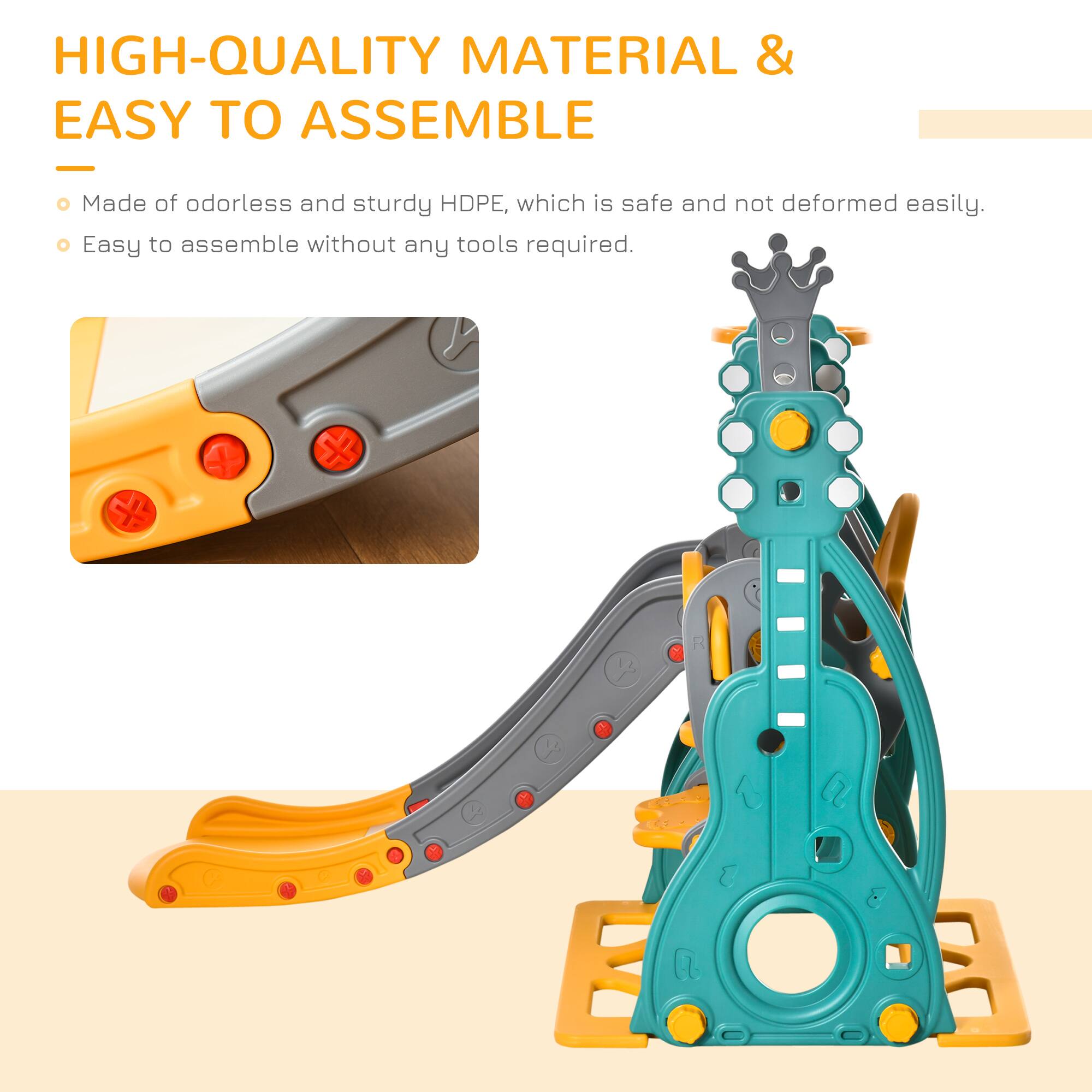 HIGH-QUALITY MATERIAL & EASY TO ASSEMBLE

- Made of odorless and sturdy HDPE, which is safe and not deformed easily.
- Easy to assemble without any tools required.
