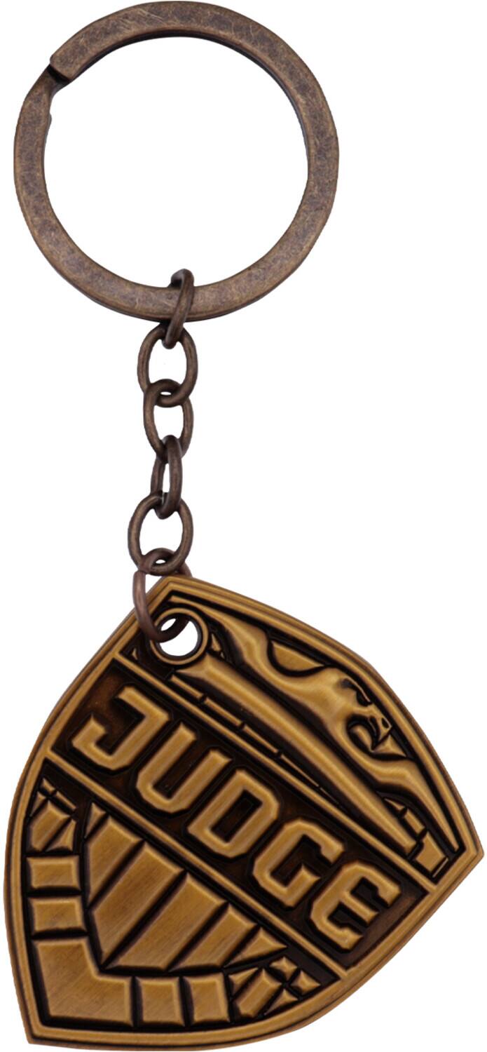 Alt View 1. PopMarket - 2000 AD - Limited Edition Keyring - Judge Dredd Badge   - COLLECTIBLES - Multicolor.