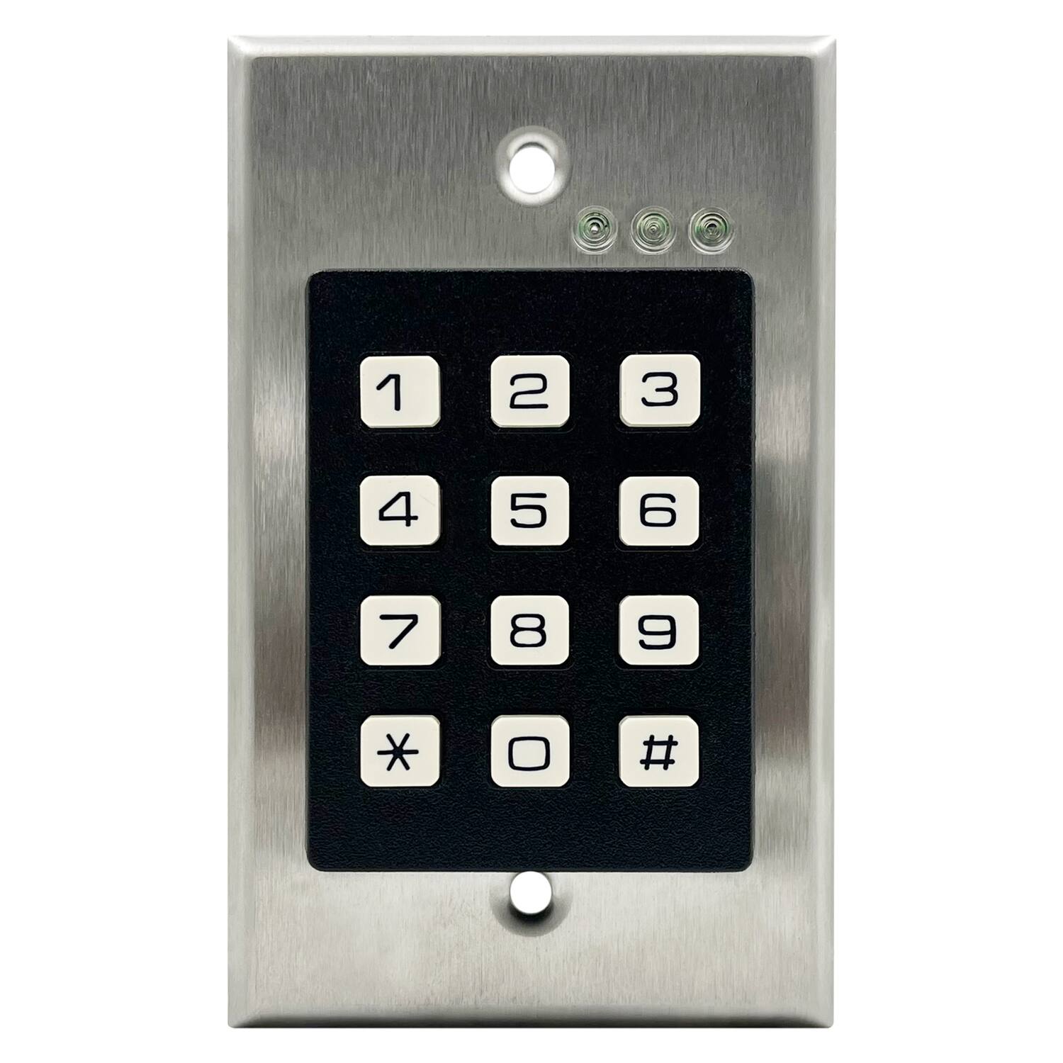 Left. Linear - 212i Comm Controller 120-User Door Gard Indoor Keypad.