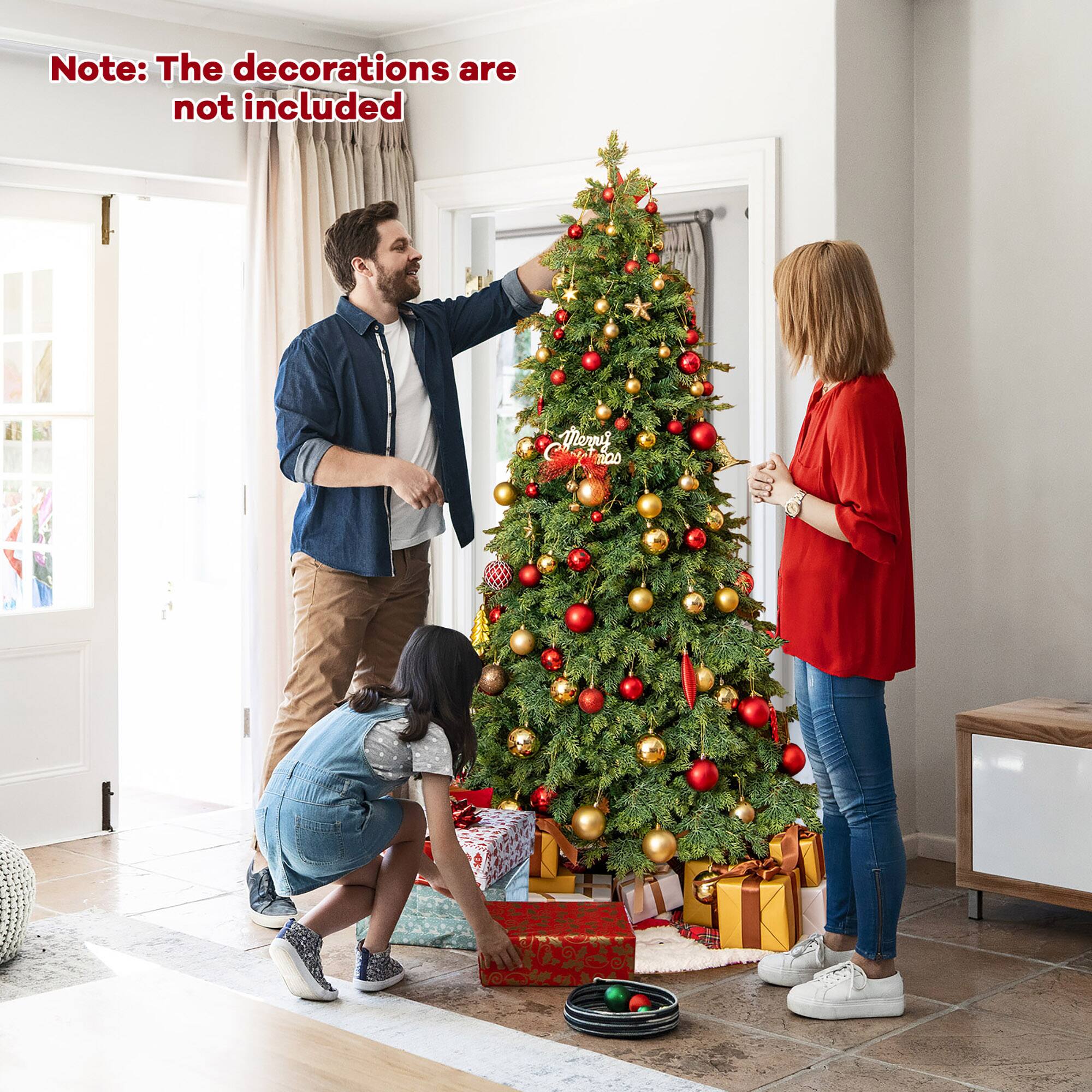 Note: The decorations are not included