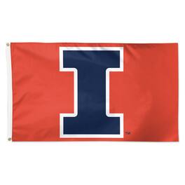 WinCraft - Illinois Fighting Illini 3' x 5' Primary Logo Single-Sided Flag - Multicolor