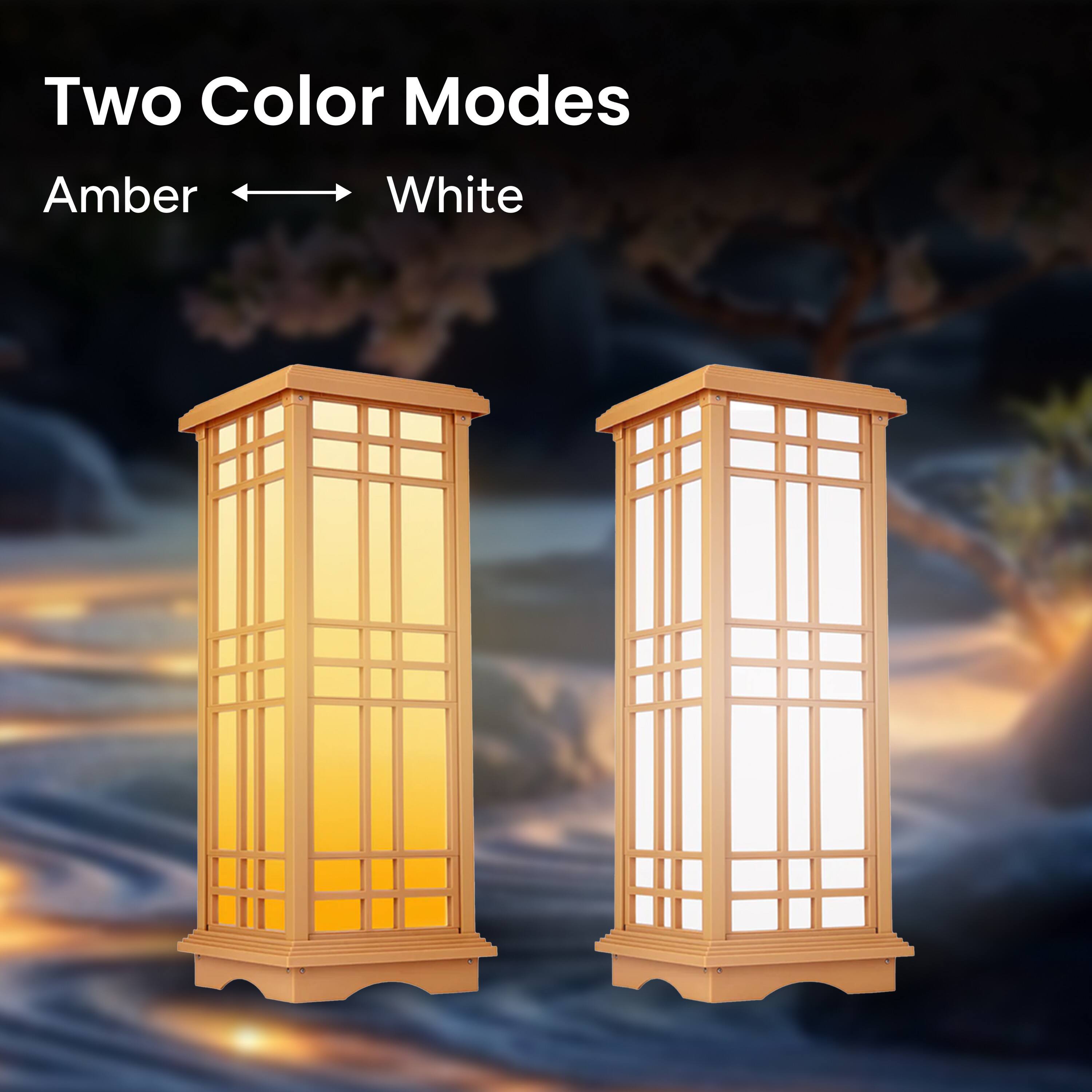 Two Color Modes
Amber White