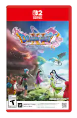 O2 NINTENDO SWITCH DRAGON QUEST XI Echoes of an Elusive Age S Definitive Edition TEEN ADOLESCENTS T ESRB SQUARC ENIX 30 GB - Full game download via internet required. See back GAME-KEY CARD Téléchargement du jeu complet (30 Go) via Internet nécessaire. Voir verso CARTE CLÉ DE JEU support.nintendo.com/switch2/gamekeycard