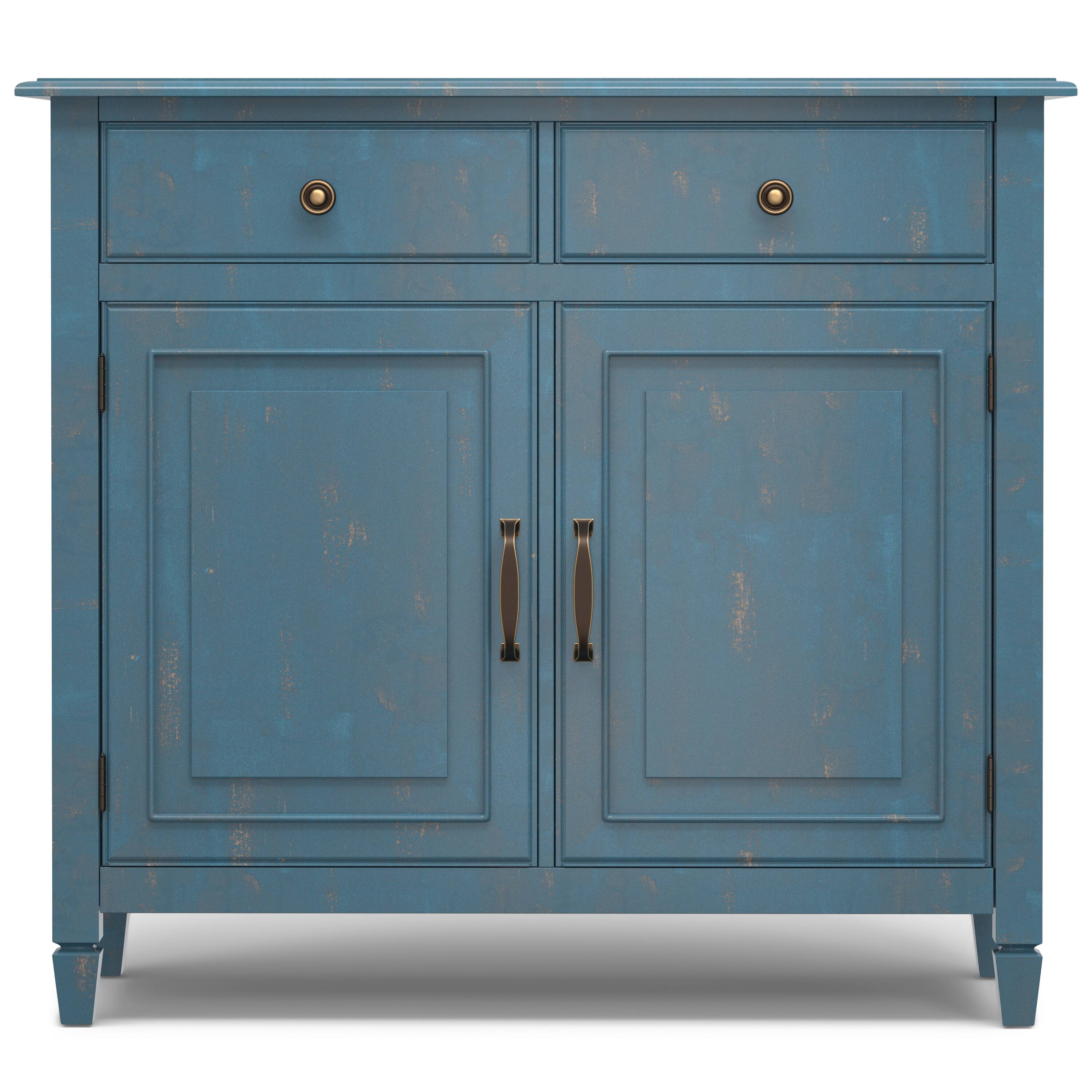 Simpli Home Connaught 40 inch Wide Solid Wood Traditional Entryway