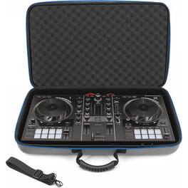CASEMATIX - DJ Controller Case Fits Hercules Inpulse 500 – Hard Shell Mixer Travel Case with Foam Protection & Strap
