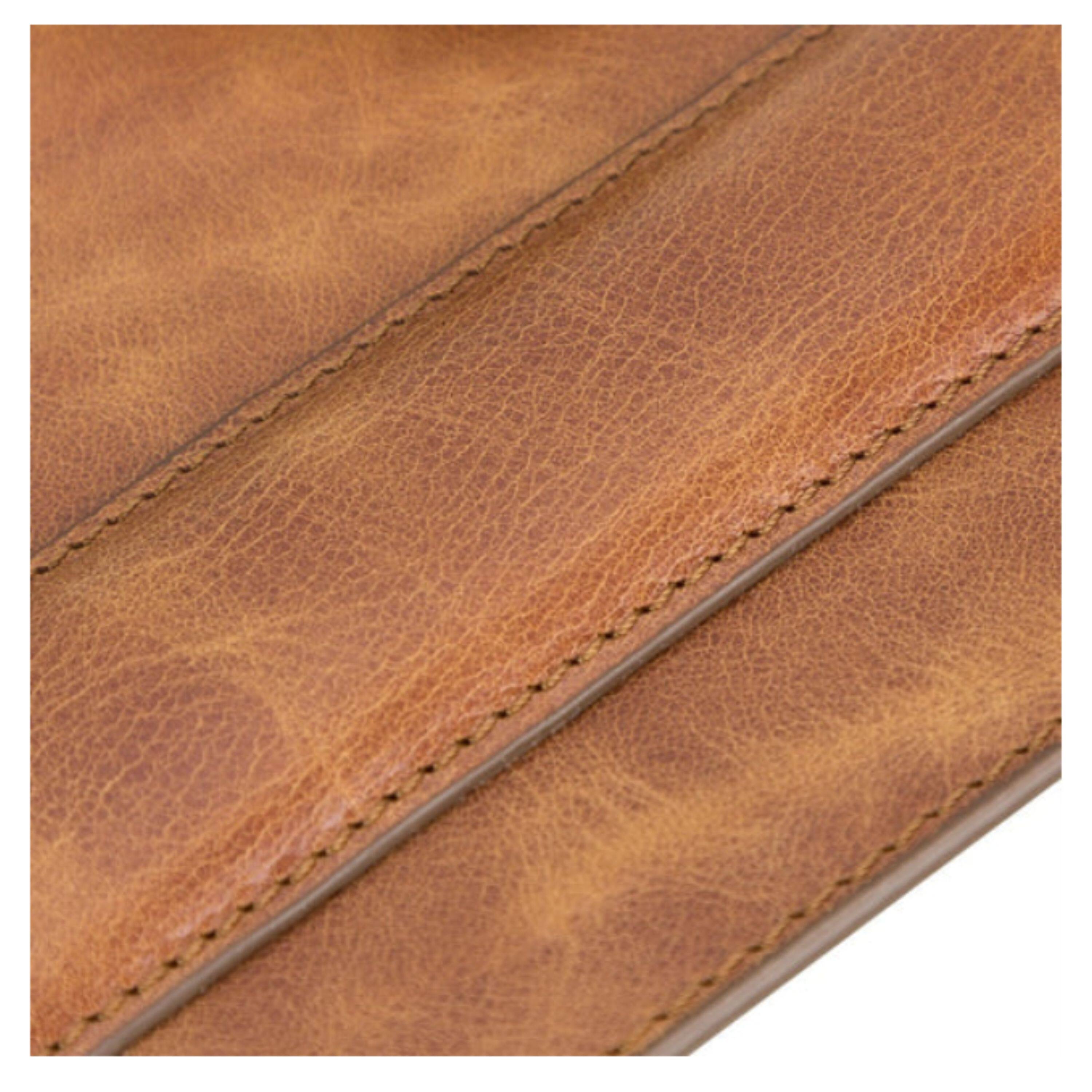 Back. Kitcheniva - Leather Mouse Pad With Hand Support For Comfort Light Brown - Light Brown.