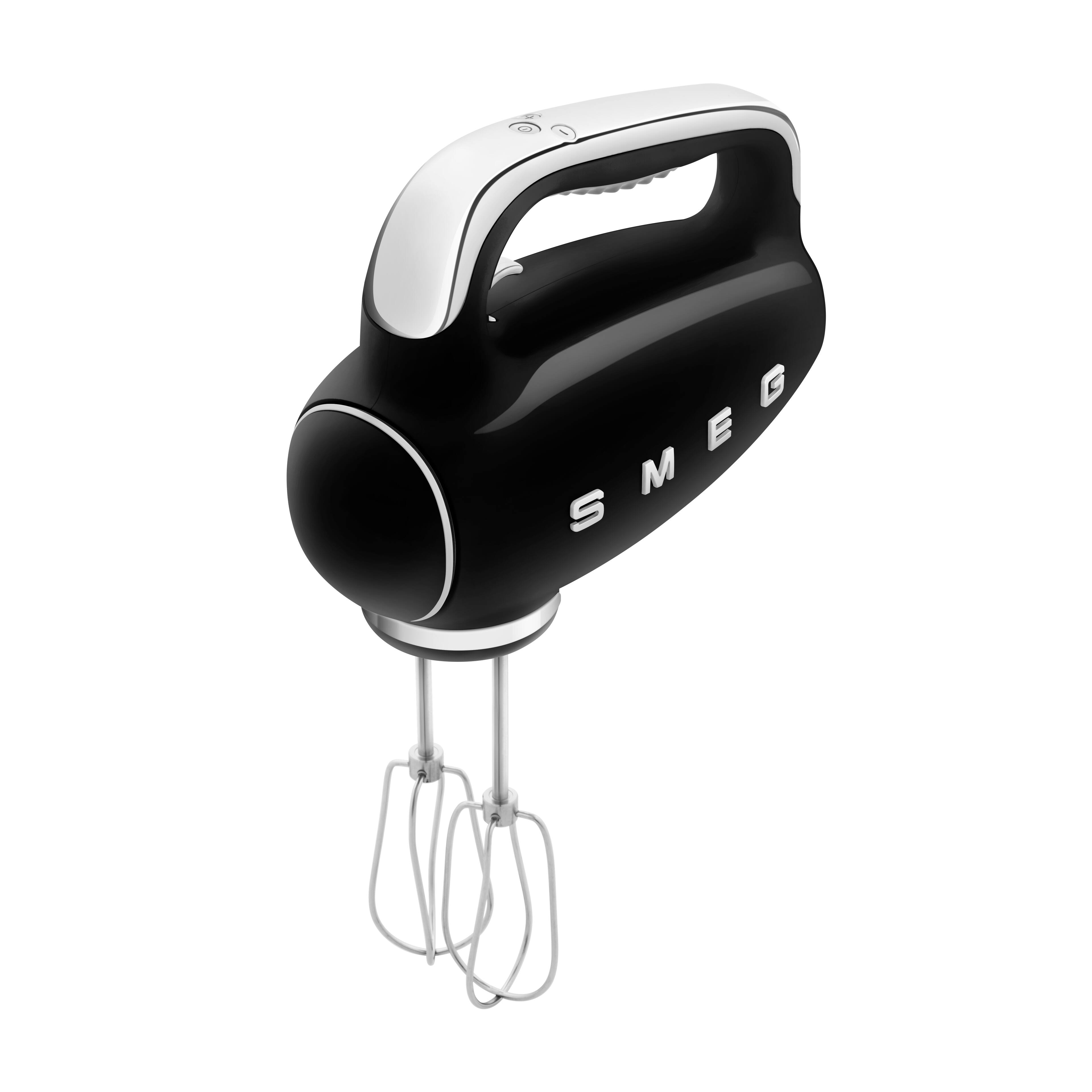 Left. SMEG - HMF01 9 Speed Hand Mixer - Black.