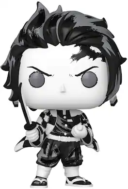 Funko - POP! Anime: Demon Slayer - Tanjiro Kamado (Sumi-Ink) - COLLECTIBLES - Multicolor