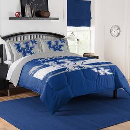 Sweet Home Collection - NCAA Kentucky Wildcats Comforter & Sham Set- Full/Queen - Multicolored