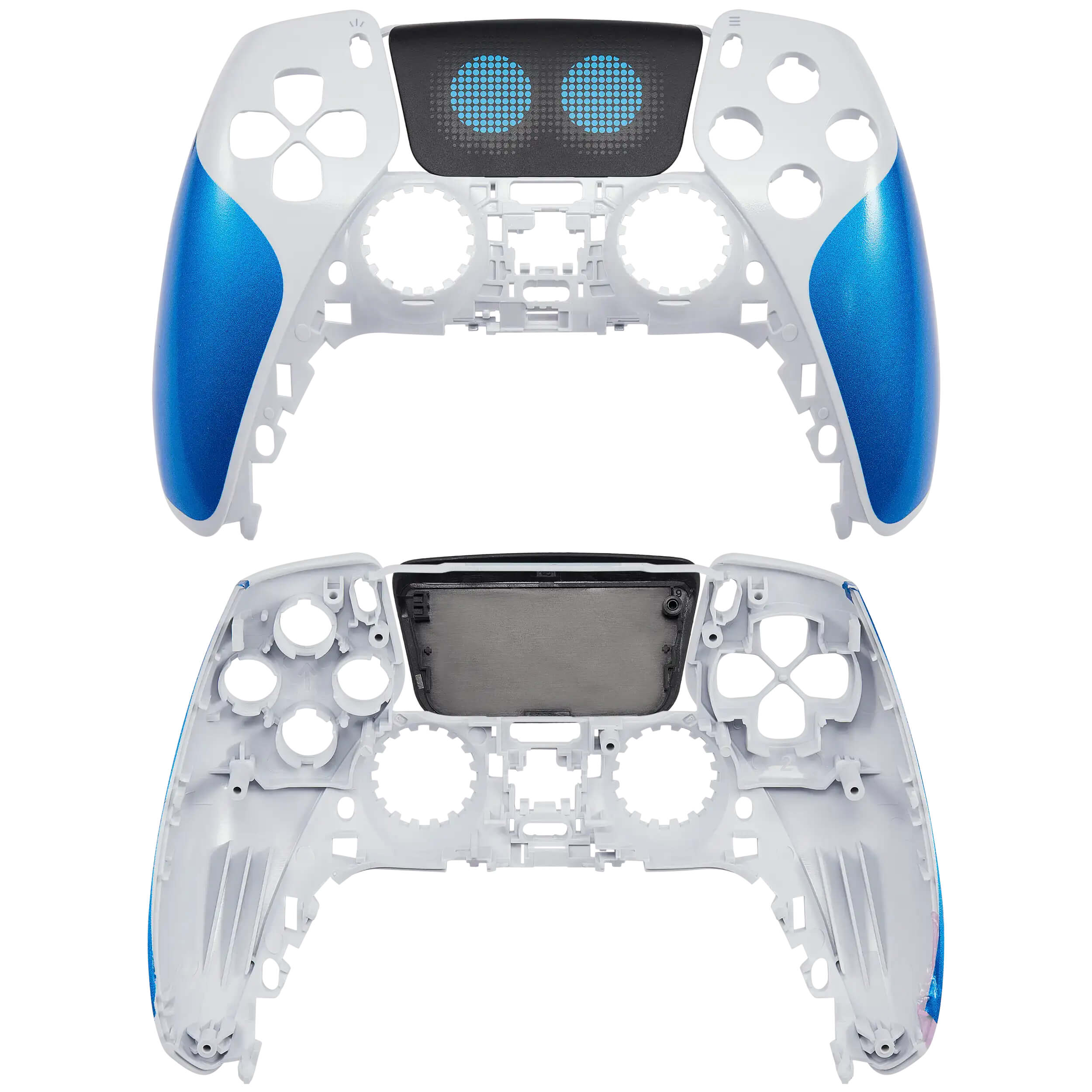 Alt View 3. MobileSentrix - Space Robot - PlayStation 5 PS5 Compatible Controller Top Faceplate.