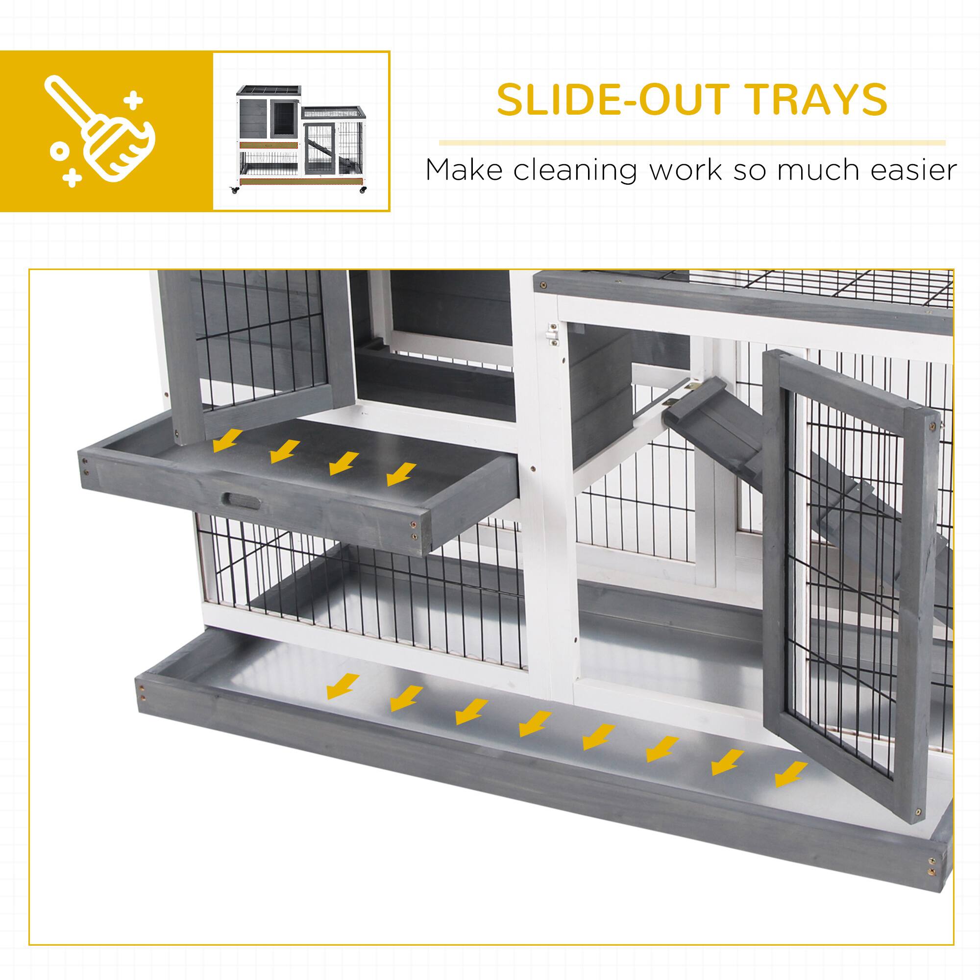 SLIDE-OUT TRAYS

Make cleaning work so much easier