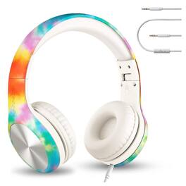 Cluzine - Foldable Over-Ear Kids Headset - Rainbow