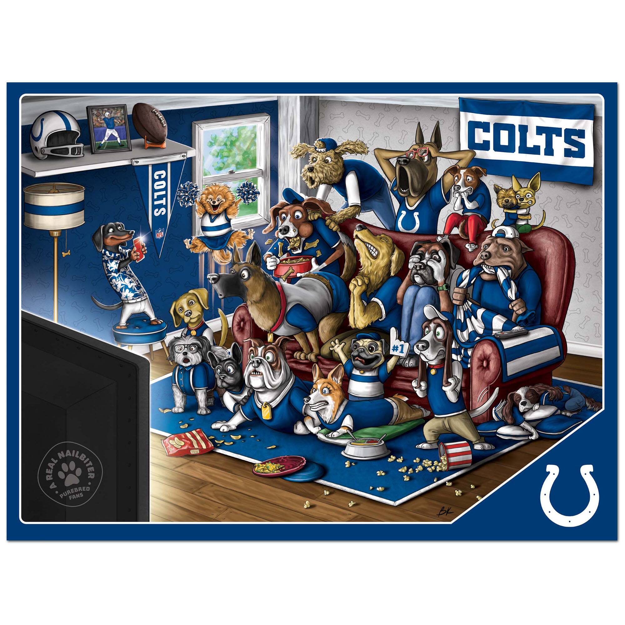 COLTS COLTS #1 A REAL NAILBITER A PUREBRED FANS